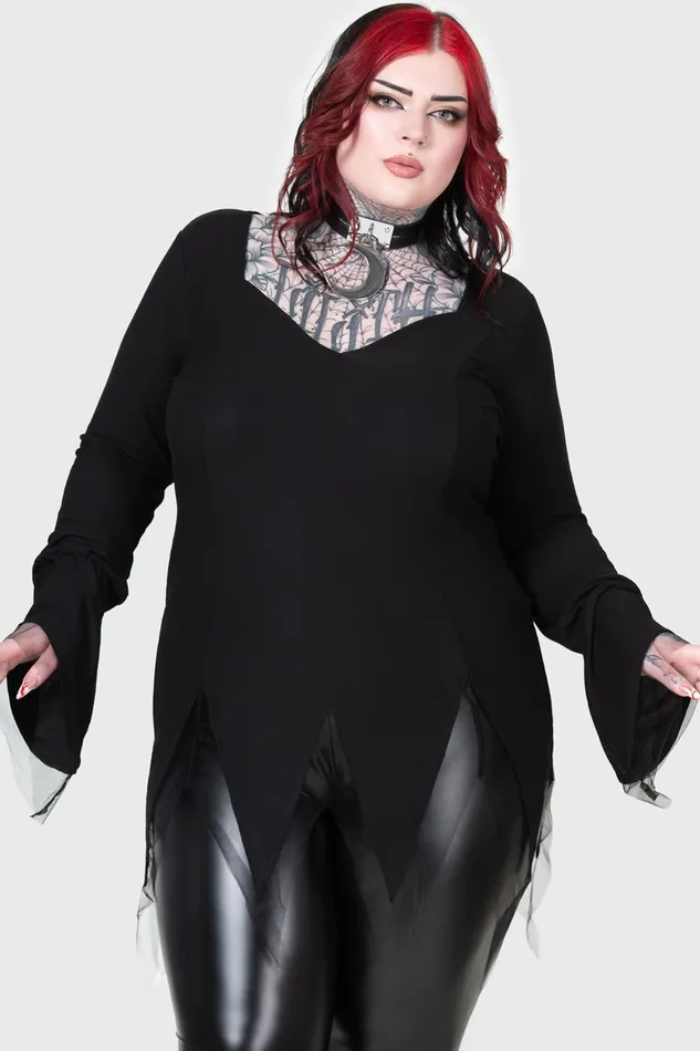 Women Shirts and Blouses Killstar Distressa Blouse