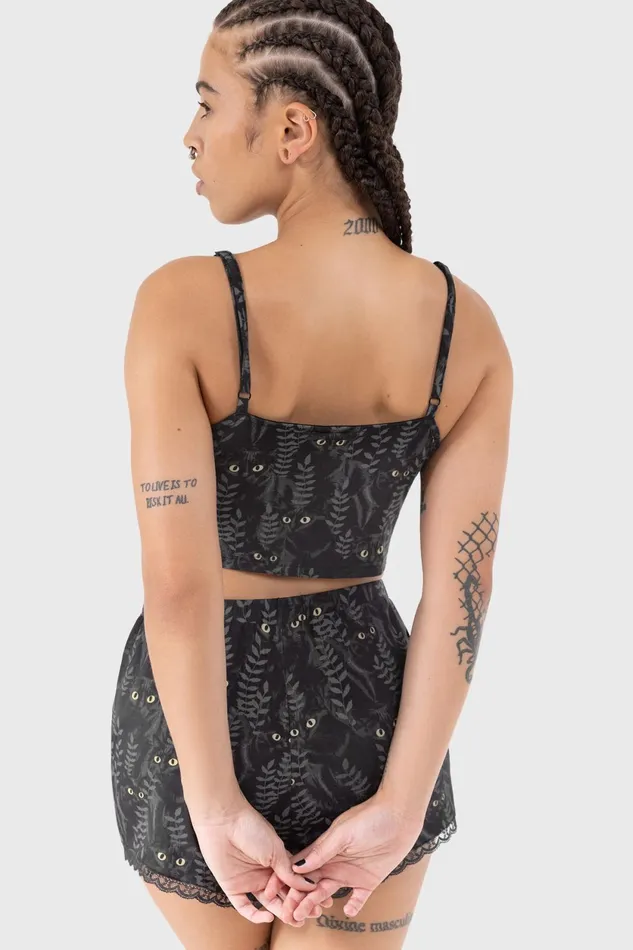 Women Shorts Killstar Familiar Woods Shorts