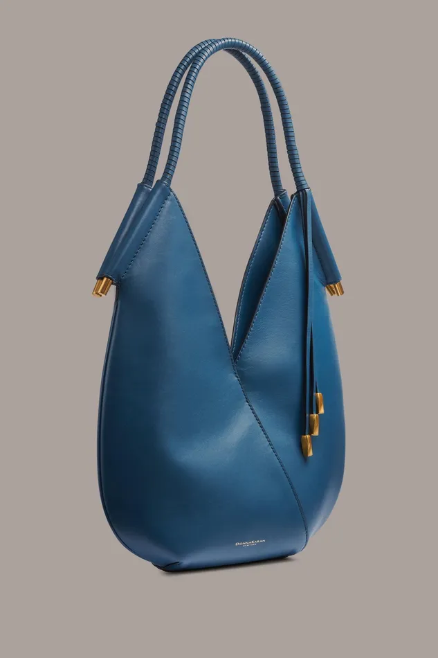 Women Shoulder And Hobo Bags Donna Karan BALDWIN MINI SHOULDER BAG Peacock