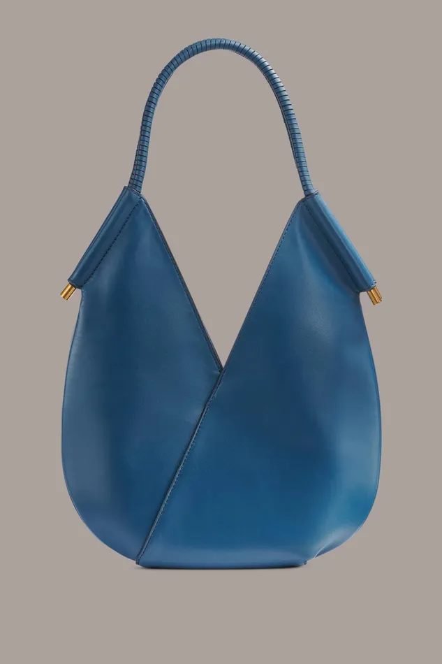 Women Shoulder And Hobo Bags Donna Karan BALDWIN MINI SHOULDER BAG Peacock