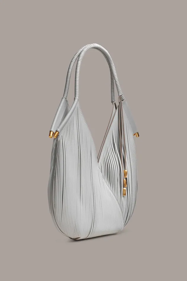 Women Shoulder And Hobo Bags Donna Karan BALDWIN MINI SHOULDER BAG Zinc