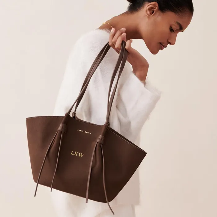 Women Shoulder Bags Katie Loxton Celina Small Tote Bag In Chocolate