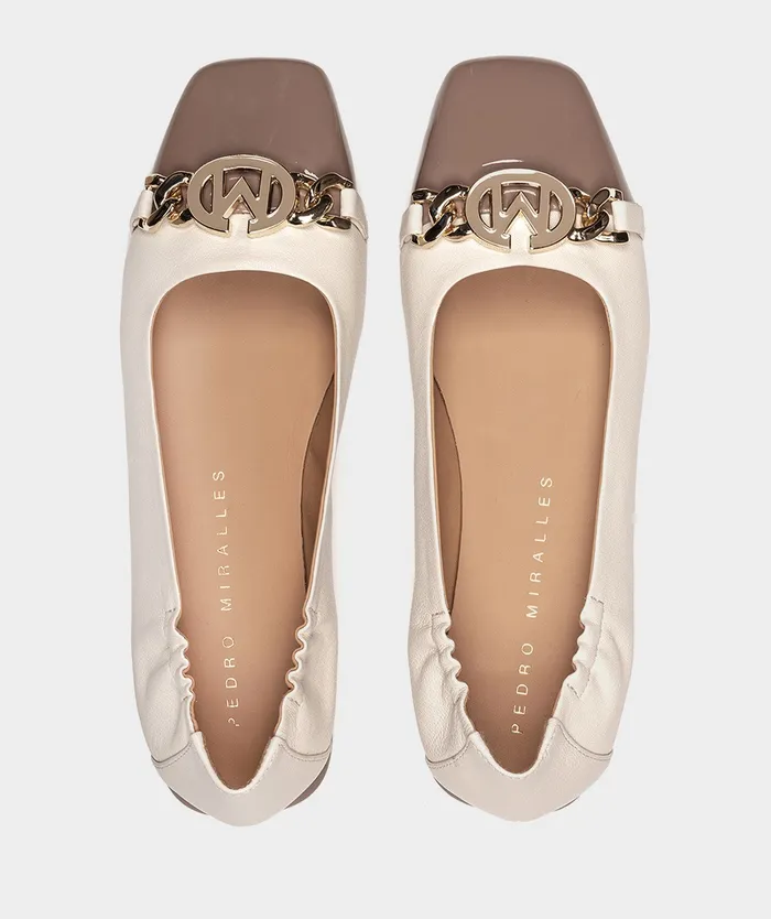 Women Singapur White 8211 Ballet Flats Pedro Miralles