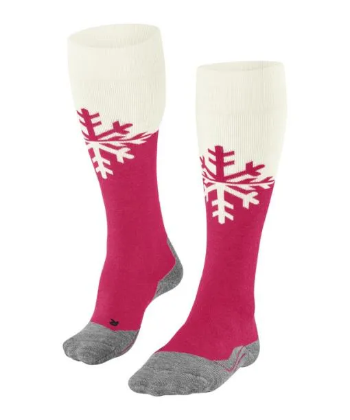 Women SK2 Intermediate Women Skiing Kneehigh Socks Rose FALKE Ski Socks