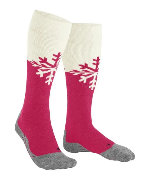 Women SK2 Intermediate Women Skiing Kneehigh Socks Rose FALKE Ski Socks