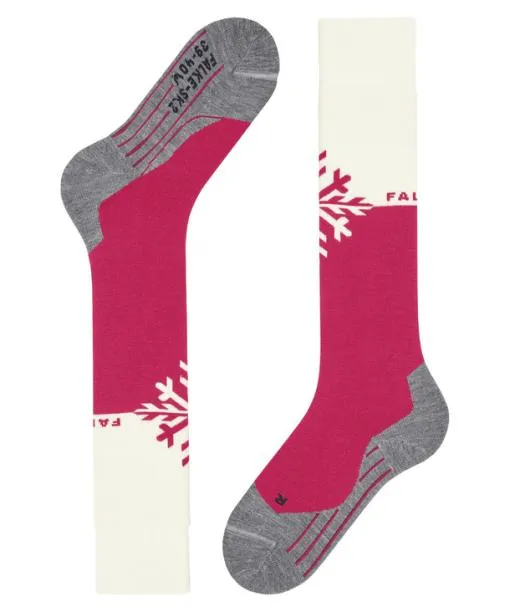Women SK2 Intermediate Women Skiing Kneehigh Socks Rose FALKE Ski Socks