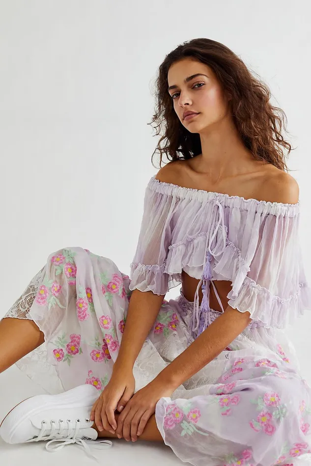 Women Skirts Free People Love Street Set Lavender