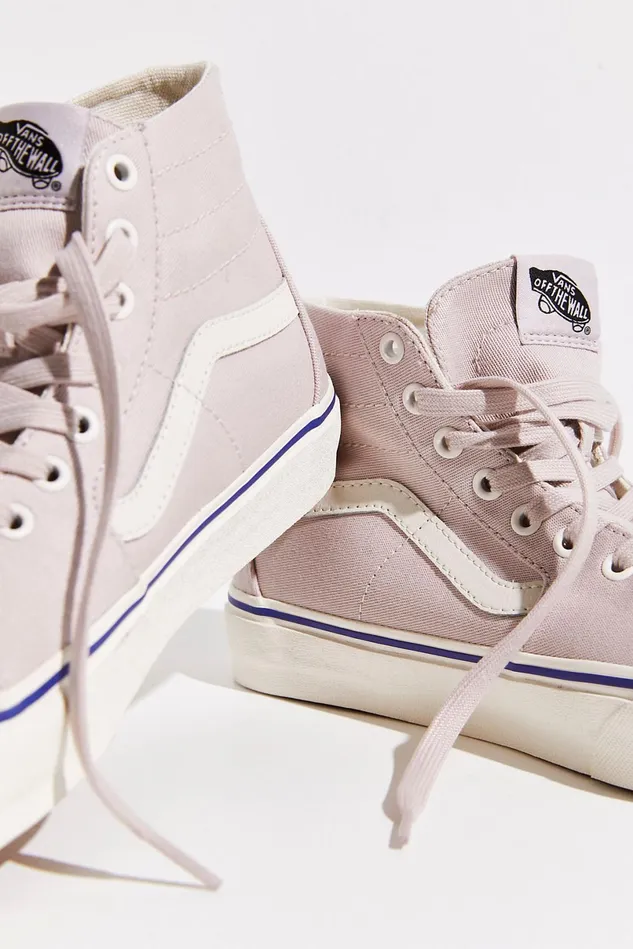 Women Sneakers Free People Vans Retro Cali Sk8Hi Tapered Sneakers Hushed Violet Spectrum Blue