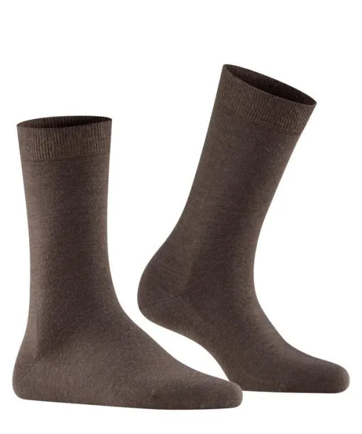 Women Softmerino Women Socks Dark Brown FALKE Socks