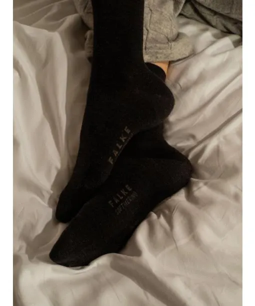 Women Softmerino Women Socks Dark Brown FALKE Socks