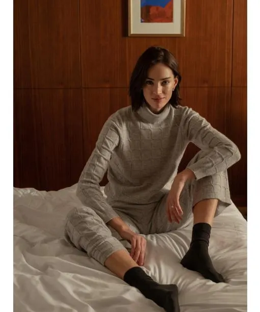 Women Softmerino Women Socks Dark Brown FALKE Socks