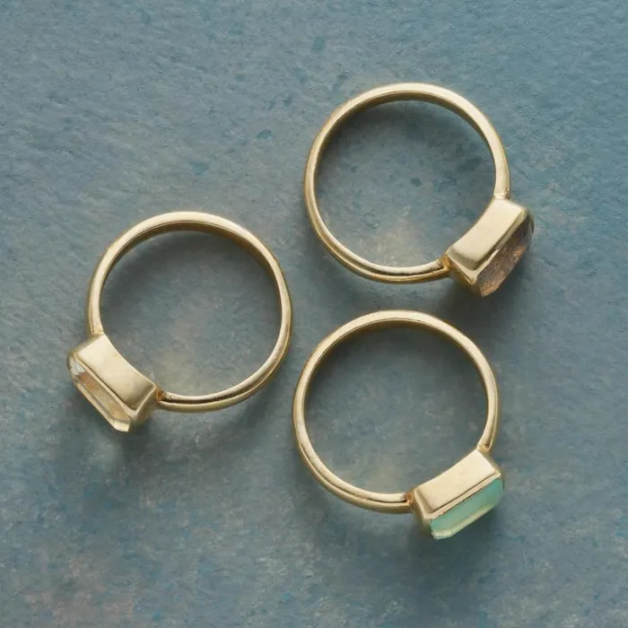 Women Solitaire Trio Ring Set Sundance Catalog Rings Women Solitaire Trio Ring Set Sundance Catalog Rings