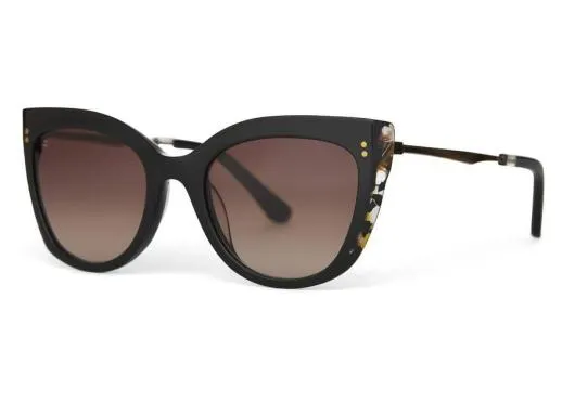 Women Sophia Honey Multi Lamination 8211 Gold 8211 Brown Gradient TOMS Sunglasses