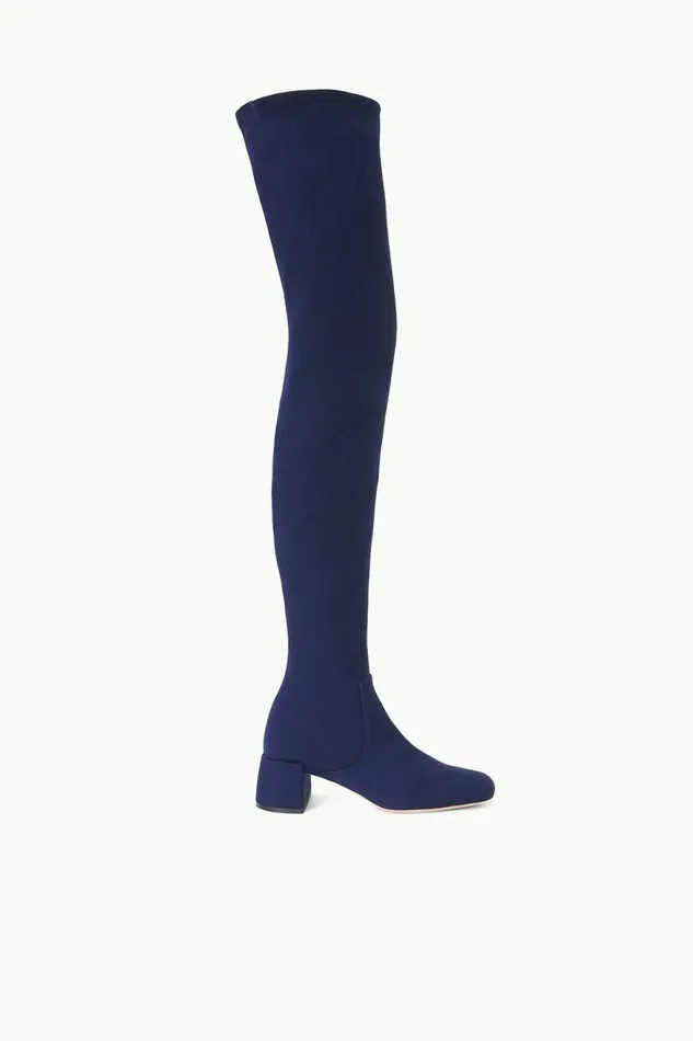 Women STAUD Boots ANDY OVER THE KNEE BOOT NAVY