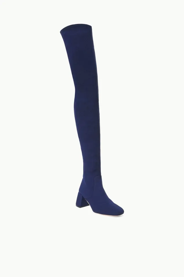 Women STAUD Boots ANDY OVER THE KNEE BOOT NAVY Women STAUD Boots ANDY OVER THE KNEE BOOT NAVY
