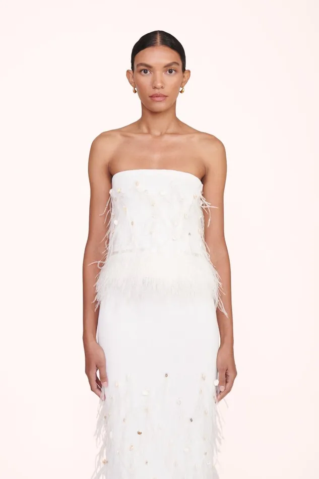 Women STAUD Bridal Dresses MAKAYLA SKIRT IVORY Women STAUD Bridal Dresses MAKAYLA SKIRT IVORY