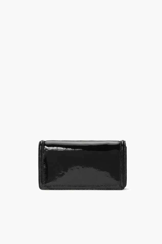 Women STAUD Clutches GWEN CLUTCH BLACK PATENT Women STAUD Clutches GWEN CLUTCH BLACK PATENT