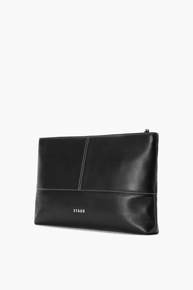 Women STAUD Clutches LEO CLUTCH BLACK Women STAUD Clutches LEO CLUTCH BLACK