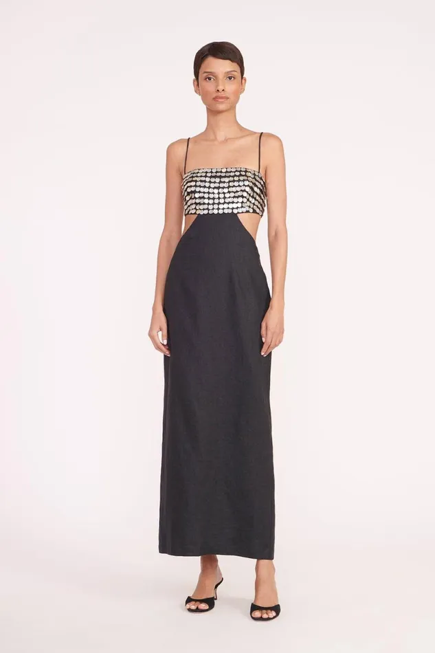 Women STAUD Dresses JADA DRESS BLACK