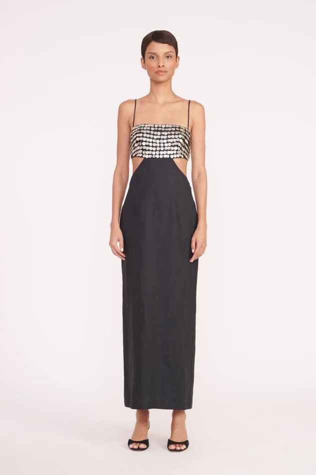 Women STAUD Dresses JADA DRESS BLACK Women STAUD Dresses JADA DRESS BLACK