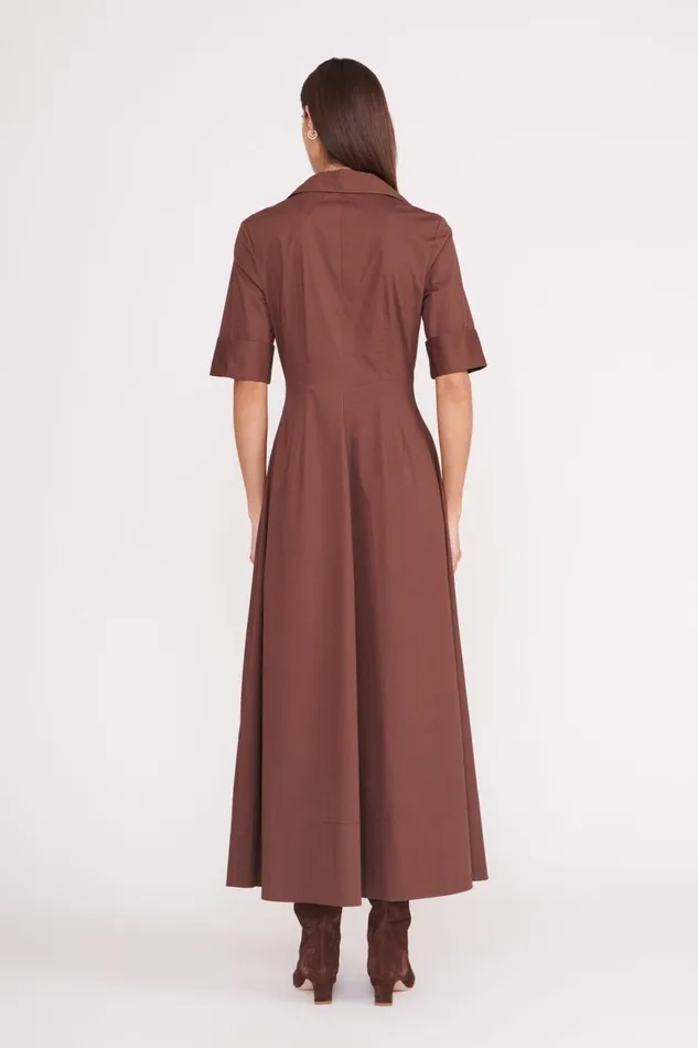 Women STAUD Dresses JOAN MAXI DRESS MAHOGANY Women STAUD Dresses JOAN MAXI DRESS MAHOGANY