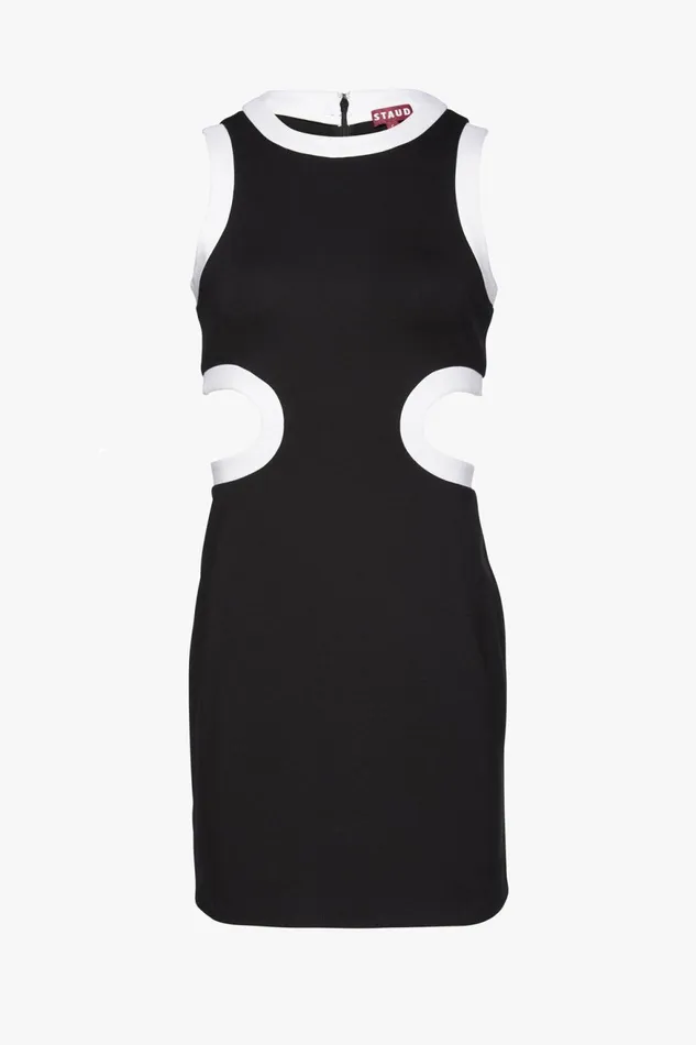 Women STAUD Dresses MINI DOLCE DRESS BLACK