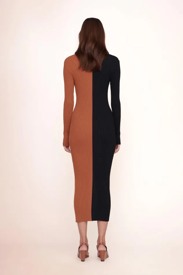 Women STAUD Dresses SHOKO SWEATER TAN BLACK