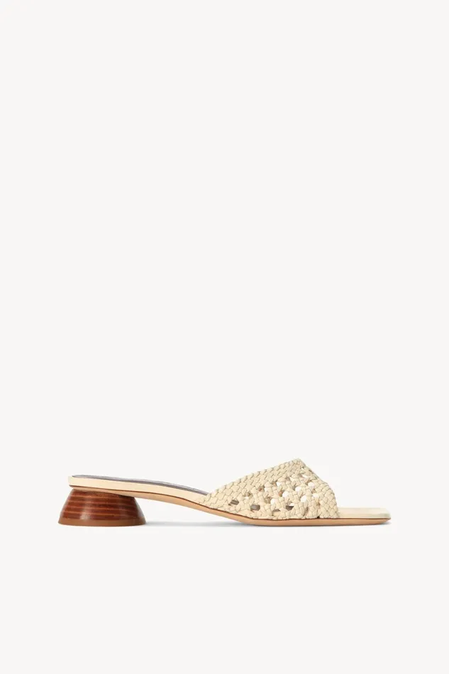 Women STAUD Heels SIMONE CROCHET HEEL CREAM