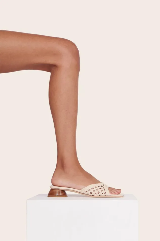 Women STAUD Heels SIMONE CROCHET HEEL CREAM Women STAUD Heels SIMONE CROCHET HEEL CREAM