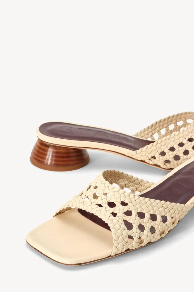 Women STAUD Heels SIMONE CROCHET HEEL CREAM Women STAUD Heels SIMONE CROCHET HEEL CREAM