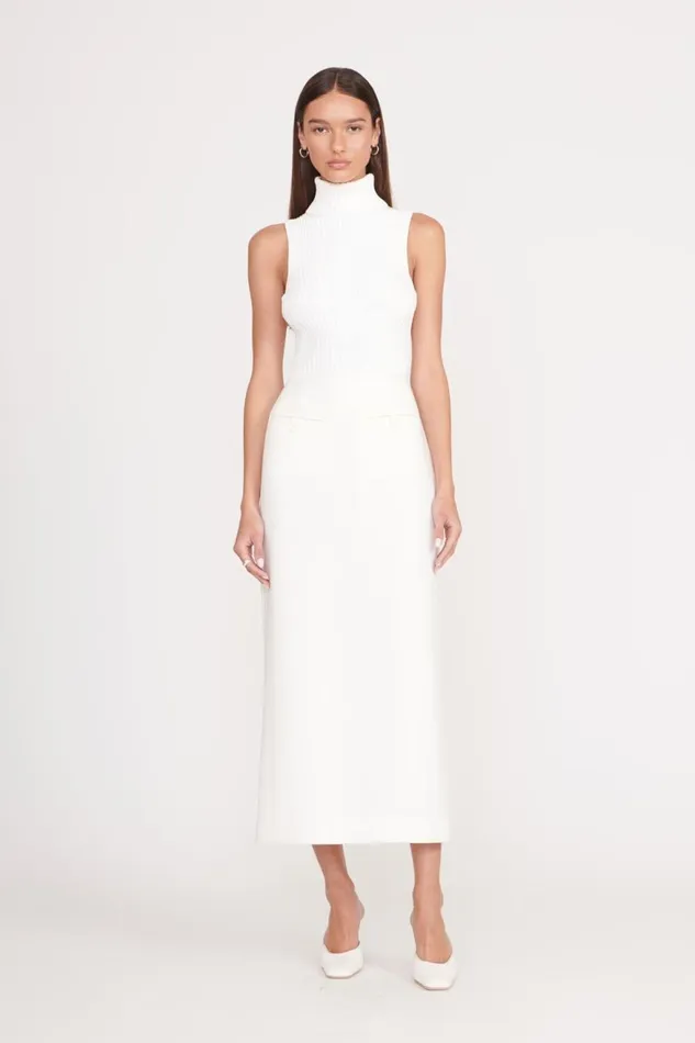 Women STAUD Knits CALLUM TOP IVORY Women STAUD Knits CALLUM TOP IVORY