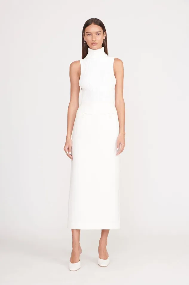 Women STAUD Knits CALLUM TOP IVORY Women STAUD Knits CALLUM TOP IVORY