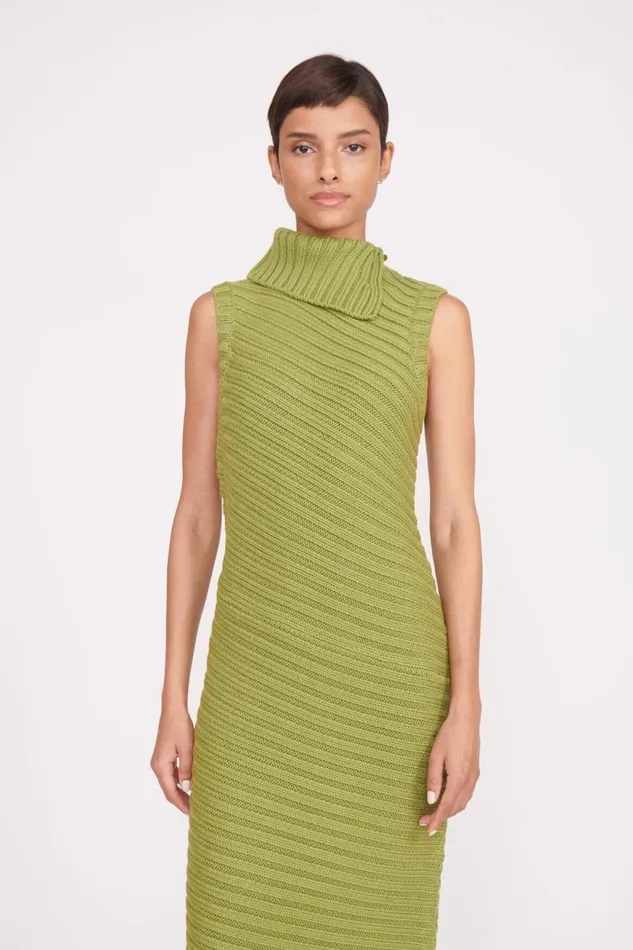 Women STAUD Knits CARY DRESS FERN Women STAUD Knits CARY DRESS FERN