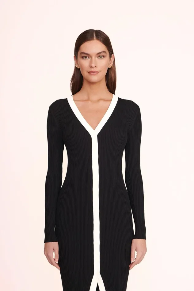Women STAUD Knits SHOKO SWEATER BLACK Women STAUD Knits SHOKO SWEATER BLACK