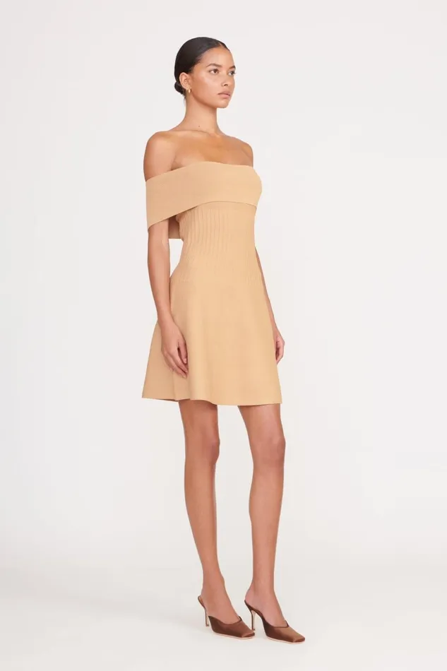 Women STAUD Occasion Dresses MINI ARTISTRY DRESS CAMEL Women STAUD Occasion Dresses MINI ARTISTRY DRESS CAMEL