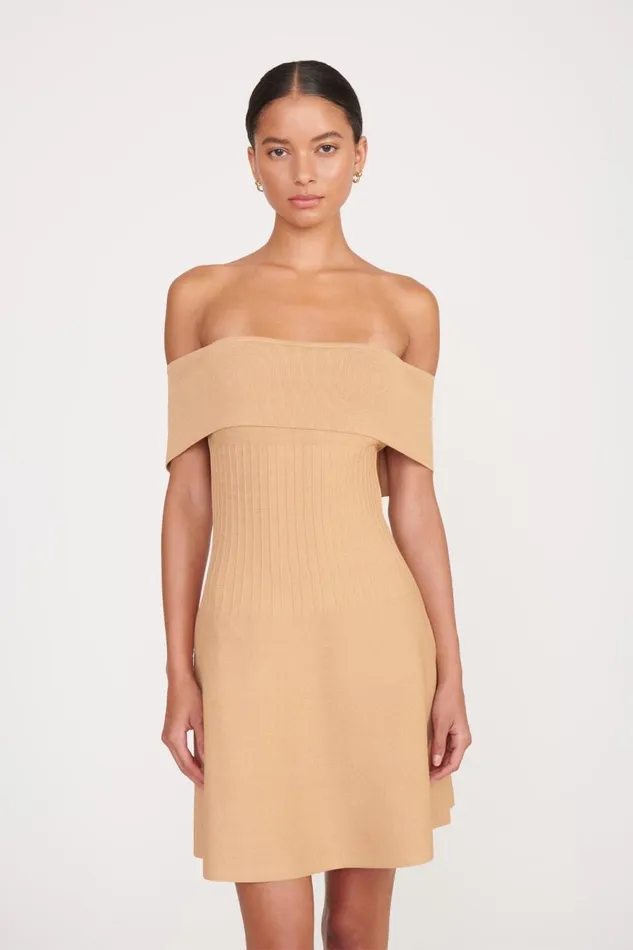 Women STAUD Occasion Dresses MINI ARTISTRY DRESS CAMEL Women STAUD Occasion Dresses MINI ARTISTRY DRESS CAMEL