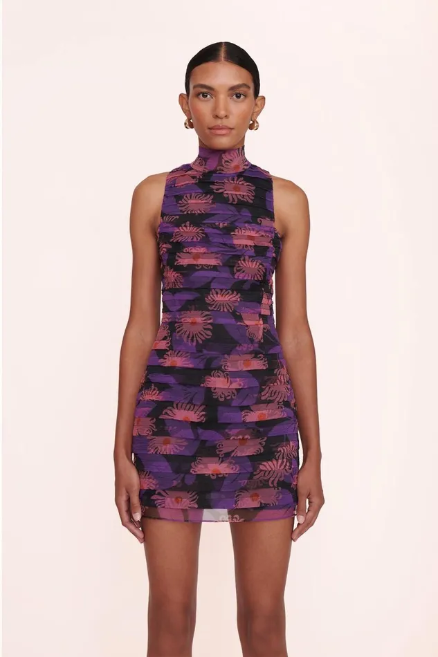 Women STAUD Occasion Dresses MINI SPIRAL DRESS QUARTZ ACID FLORAL Women STAUD Occasion Dresses MINI SPIRAL DRESS QUARTZ ACID FLORAL