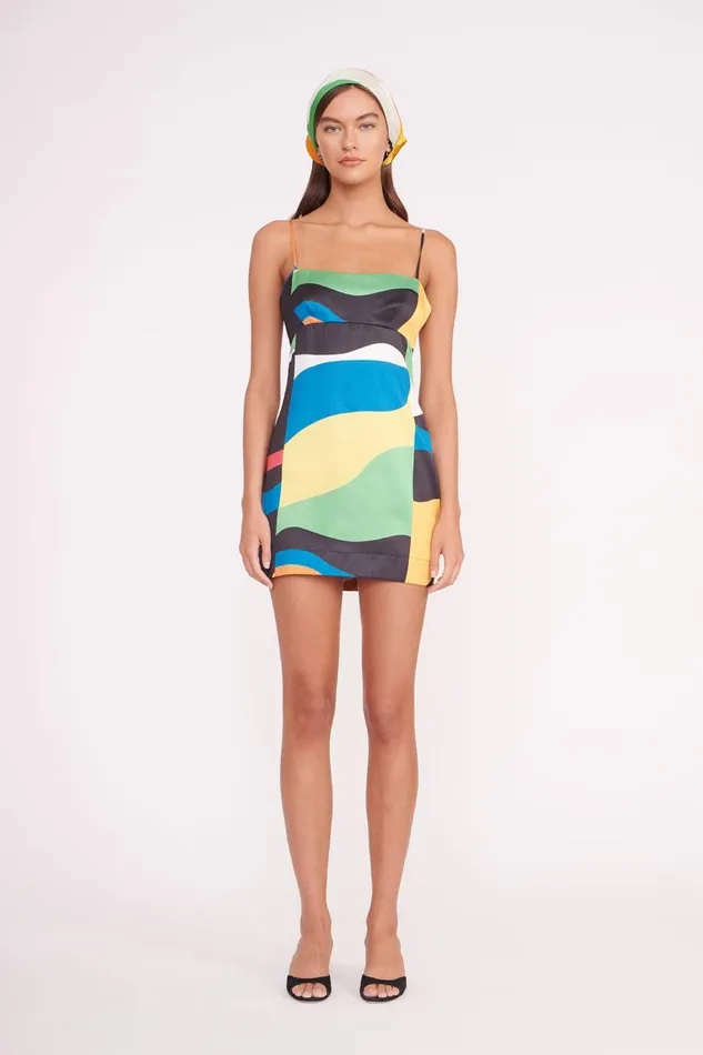 Women STAUD Occasion Dresses REMINGTON DRESS MARBLE WAVE