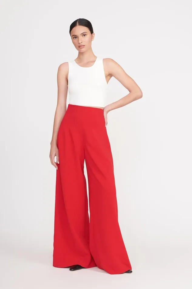 Women STAUD Pants and Shorts CALEB PANT RUBY