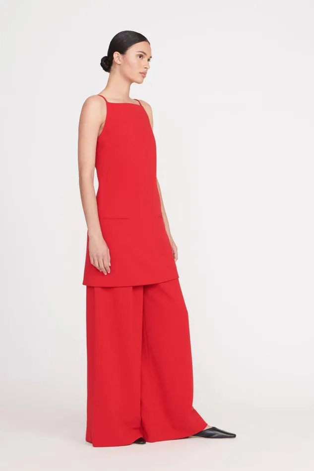 Women STAUD Pants and Shorts CALEB PANT RUBY Women STAUD Pants and Shorts CALEB PANT RUBY