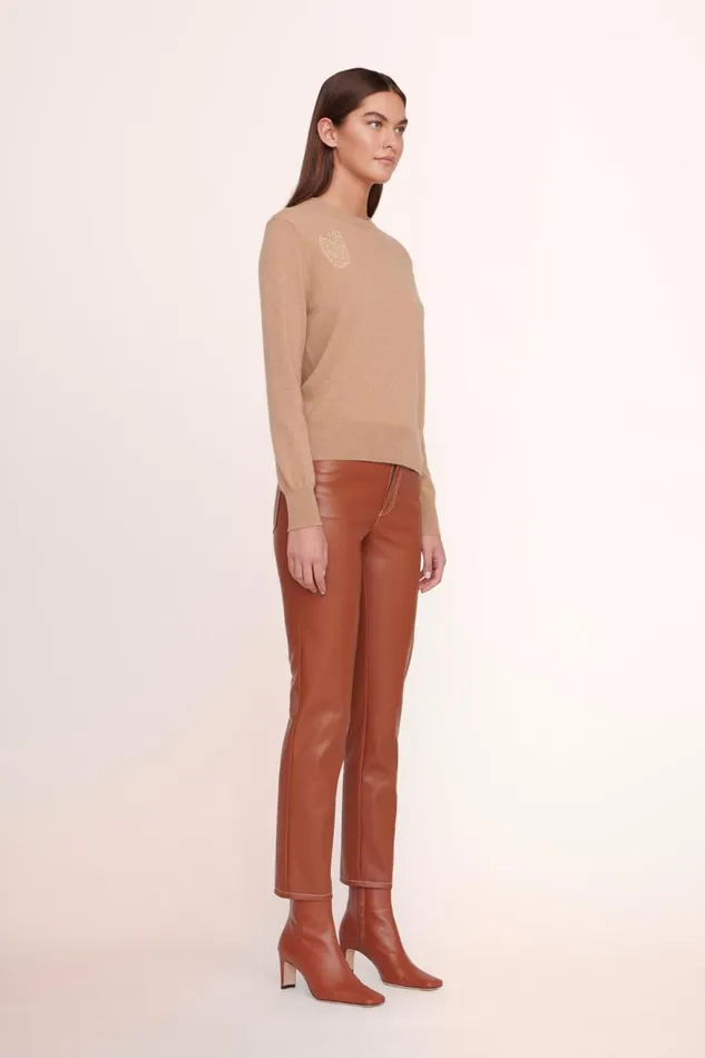 Women STAUD Pet Sweats and Knits CUSTOM STAUD X CBONZ CASHMERE SWEATER CAMEL