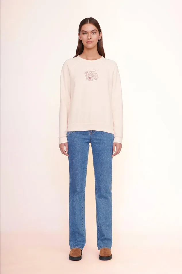 Women STAUD Pet Sweats and Knits CUSTOM STAUD X CBONZ SWEATSHIRT PINK