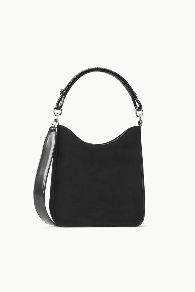 Women STAUD Shoulder MEL BAG BLACK