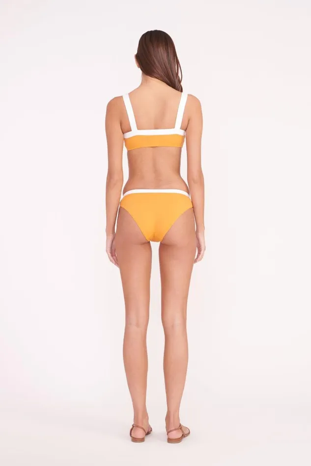 Women STAUD Swim LIV BIKINI TOP NECTARINE WHITE Women STAUD Swim LIV BIKINI TOP NECTARINE WHITE