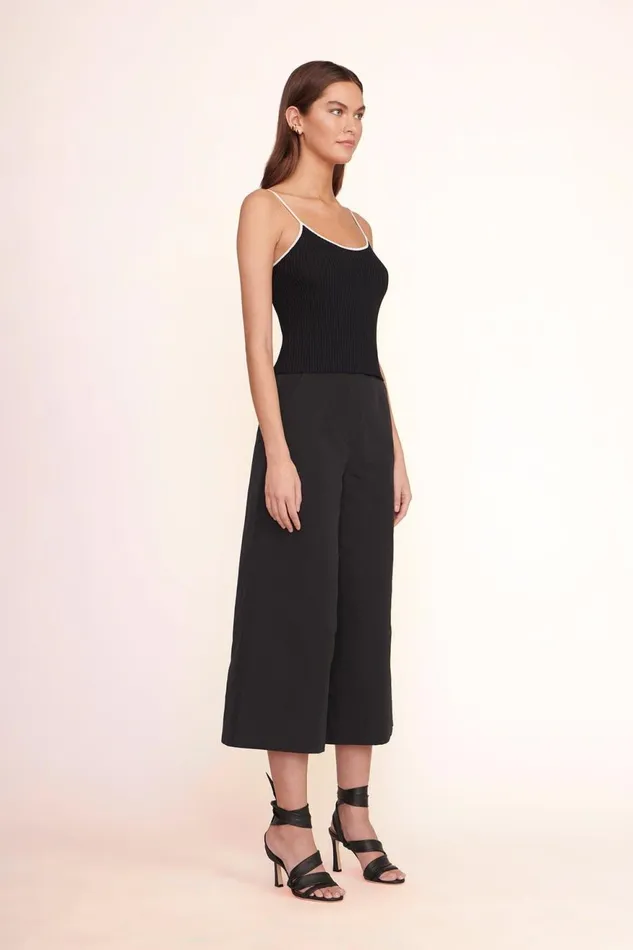 Women STAUD Tops SOLEIL TOP BLACK WHITE Women STAUD Tops SOLEIL TOP BLACK WHITE