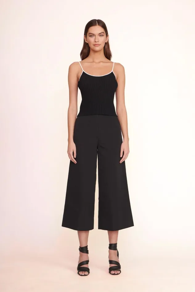 Women STAUD Tops SOLEIL TOP BLACK WHITE Women STAUD Tops SOLEIL TOP BLACK WHITE