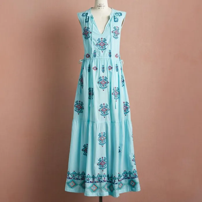 Women Sunny Spirit Dress Turquoise Sundance Catalog Dresses and Jumpsuits Women Sunny Spirit Dress Turquoise Sundance Catalog Dresses and Jumpsuits