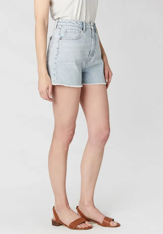 Women Super High Rise Joanna Washed Out Shorts Indigo Buffalo David Bitton Shorts and Skirts