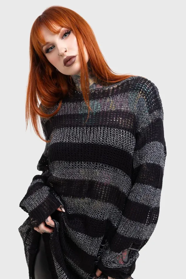 Women Sweaters Killstar Abyss Knit Sweater