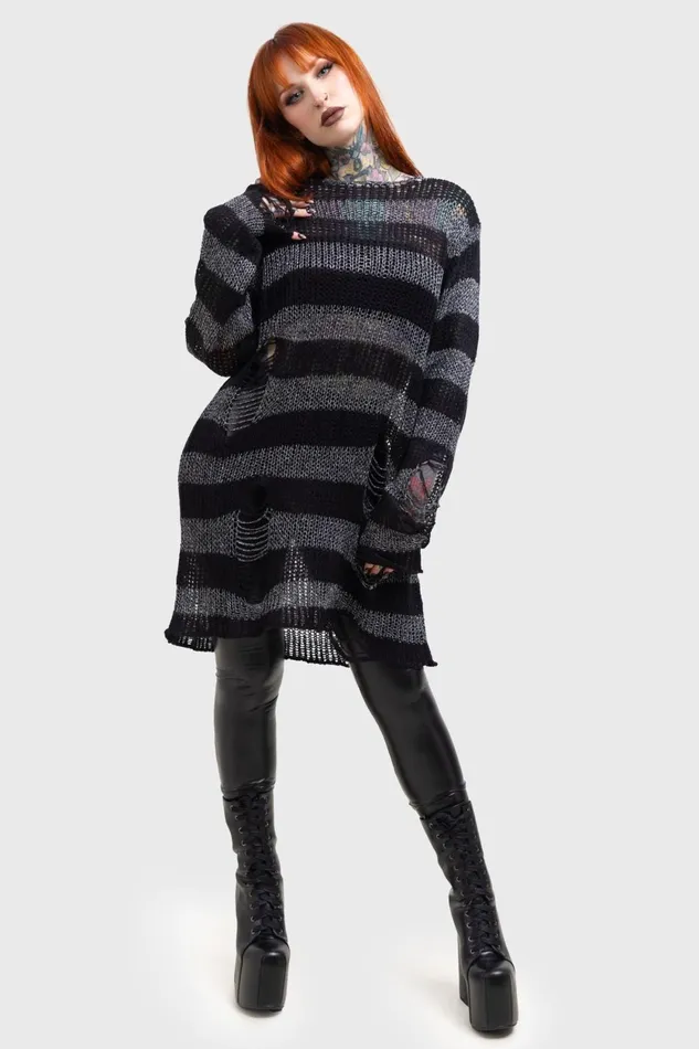 Women Sweaters Killstar Abyss Knit Sweater